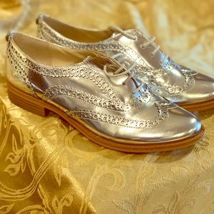Silver shoes